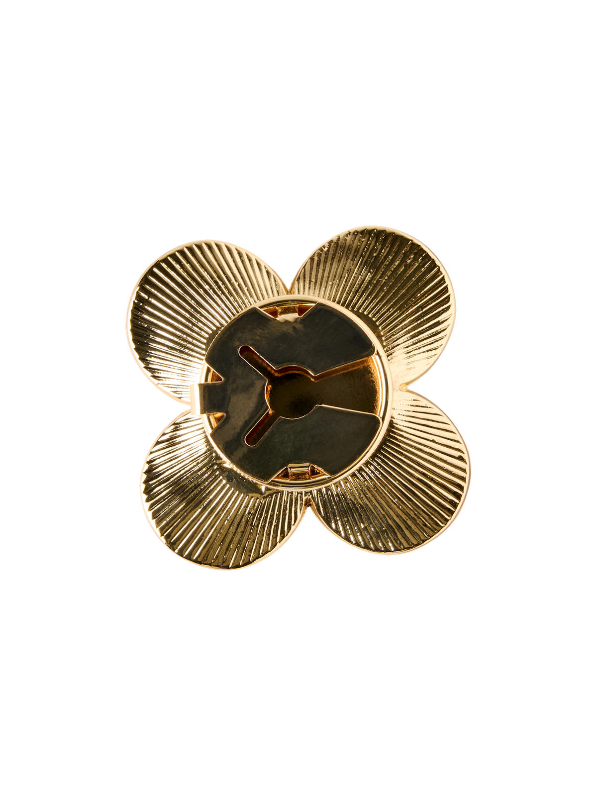 Button cover flower