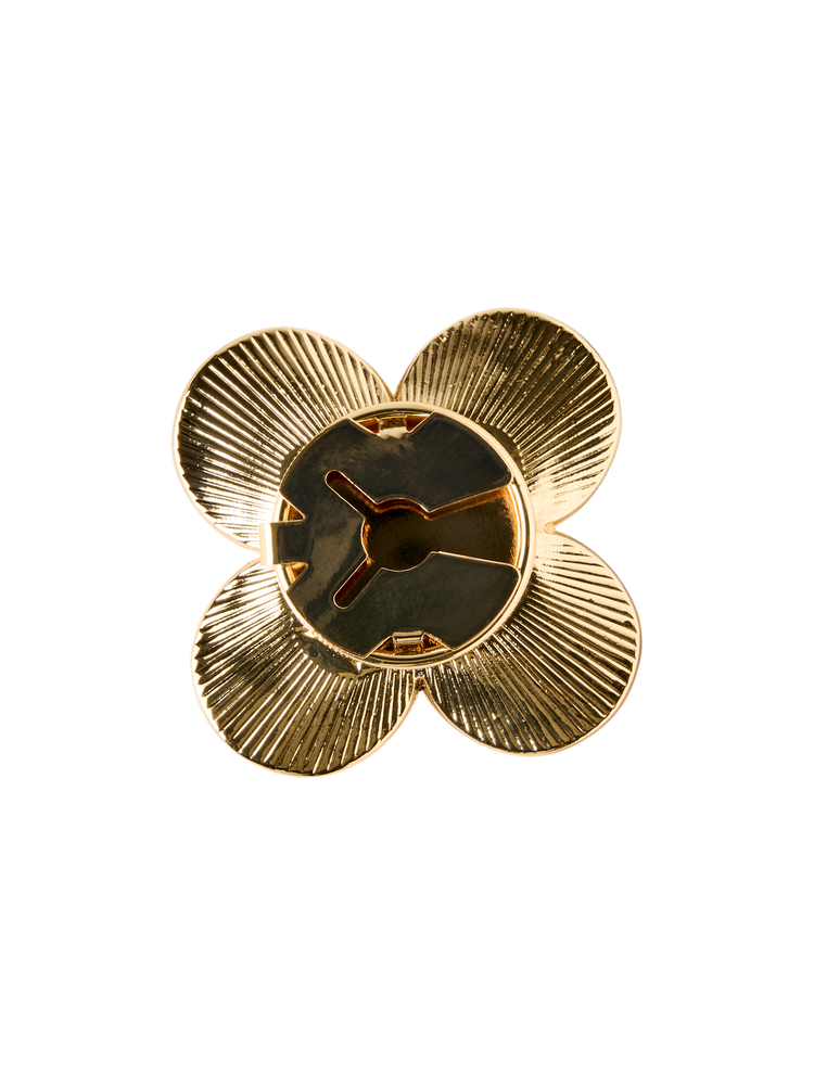 Button cover flower