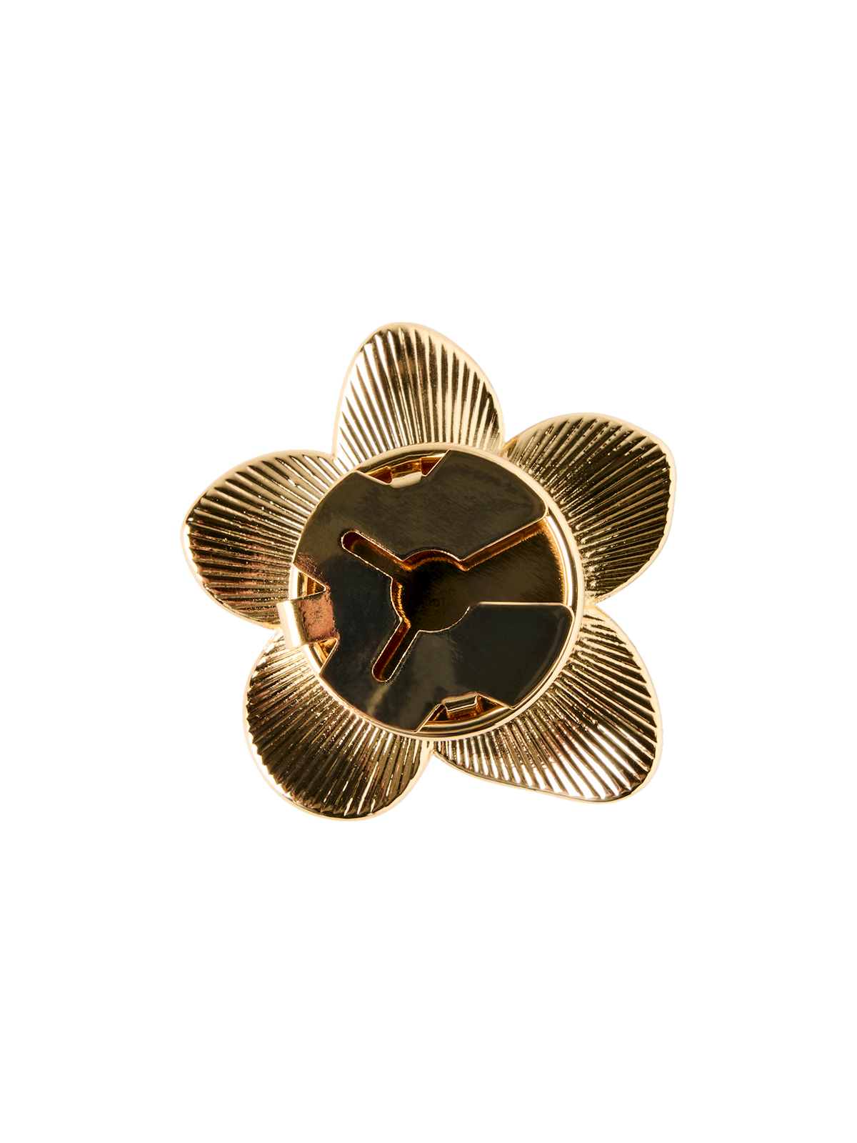 Button cover flower