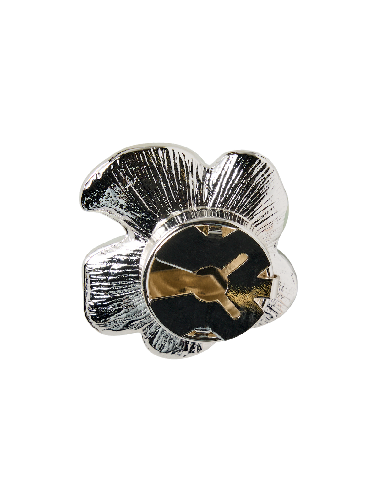 Button cover flower