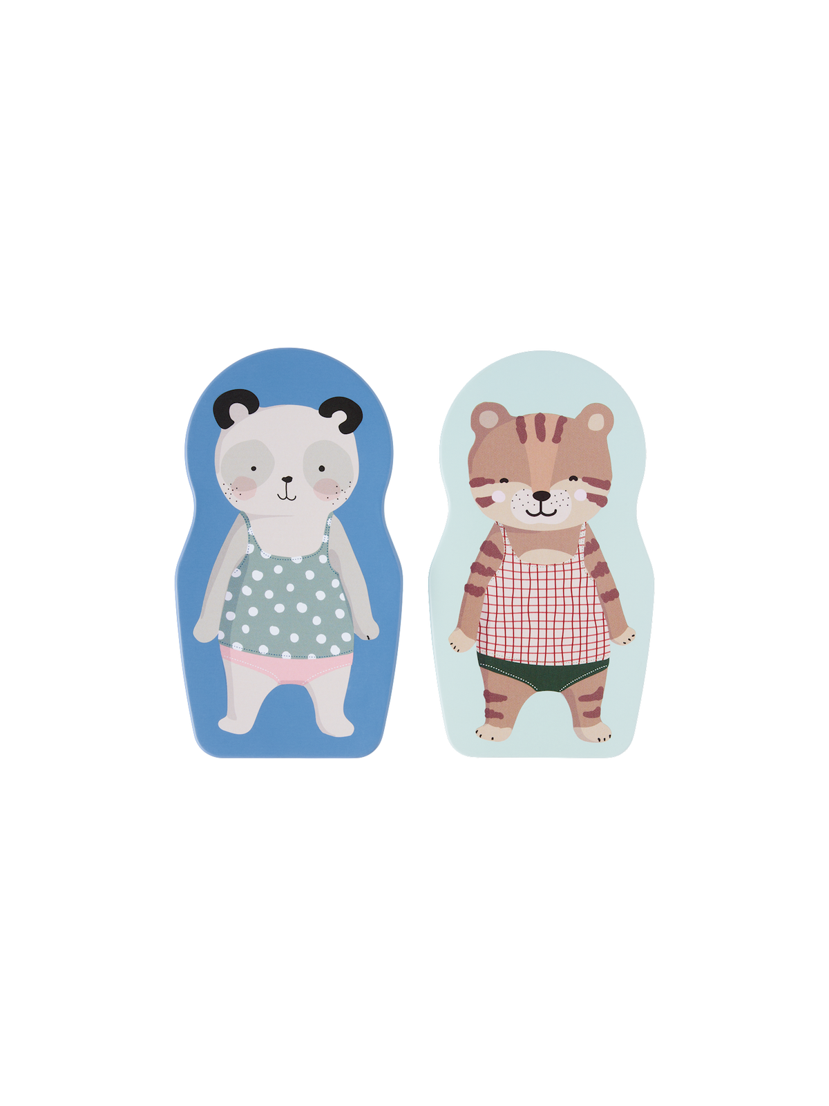 Magnetic dress-up doll
