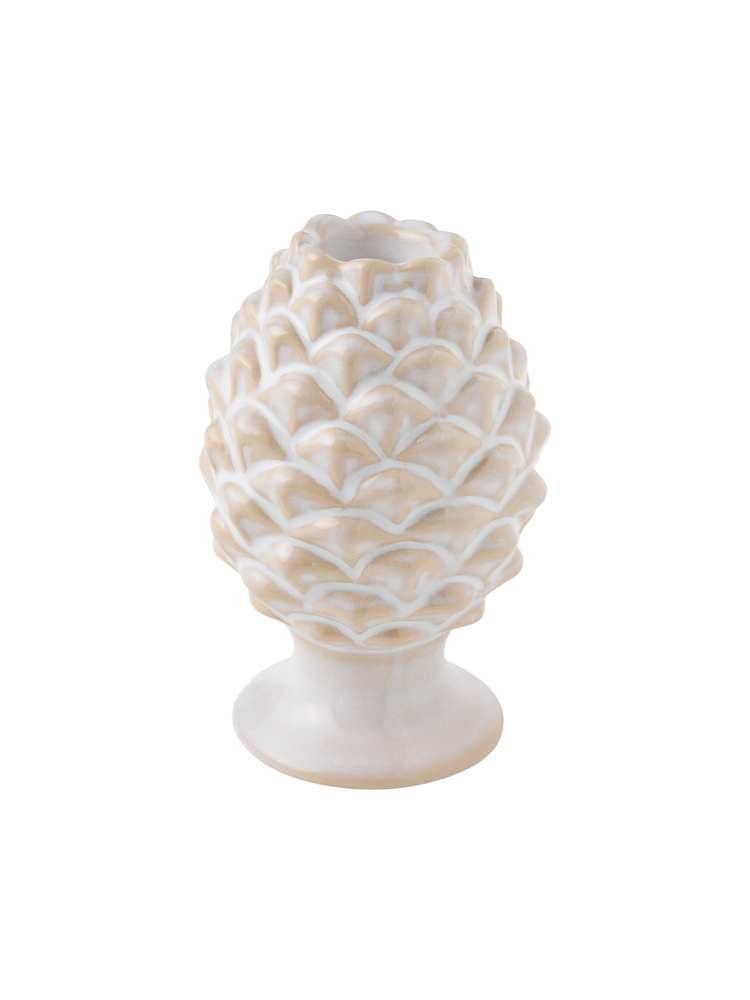 Candle holder pinecone