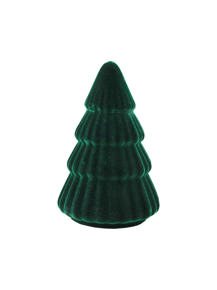 Glass tree with velvet