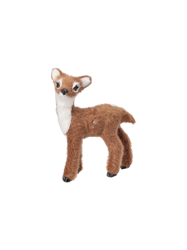 Decorative deer with fur