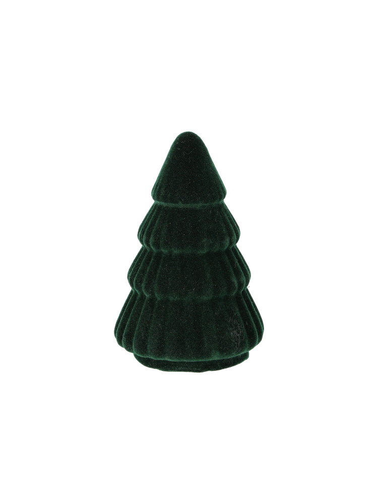 Glass tree with velvet
