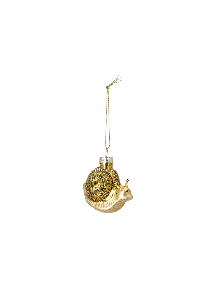 Christmas ornament snail