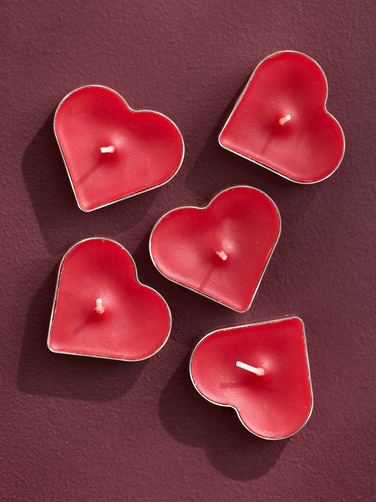 Tealights hearts