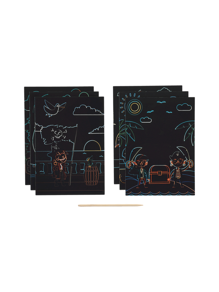 Scratch card set