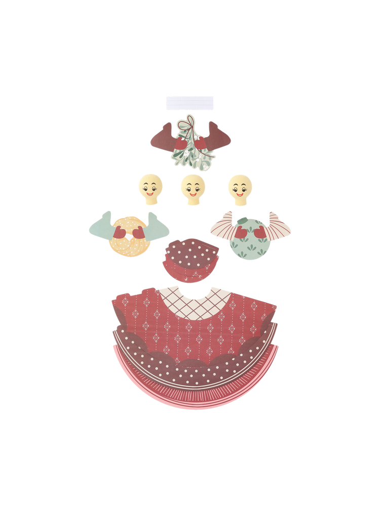 DIY paper Christmas elves