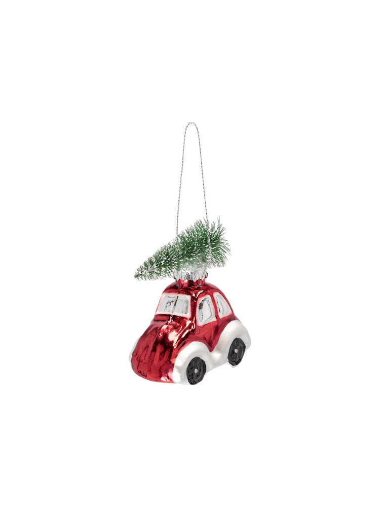 Christmas ornament car with tree