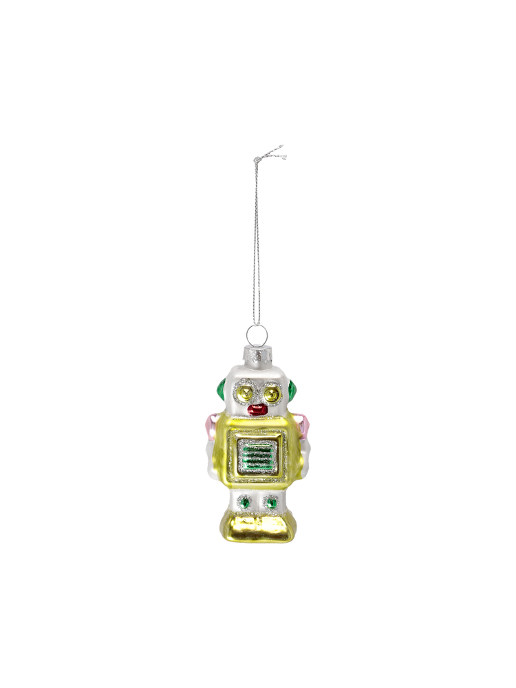 Christmas ornament robot