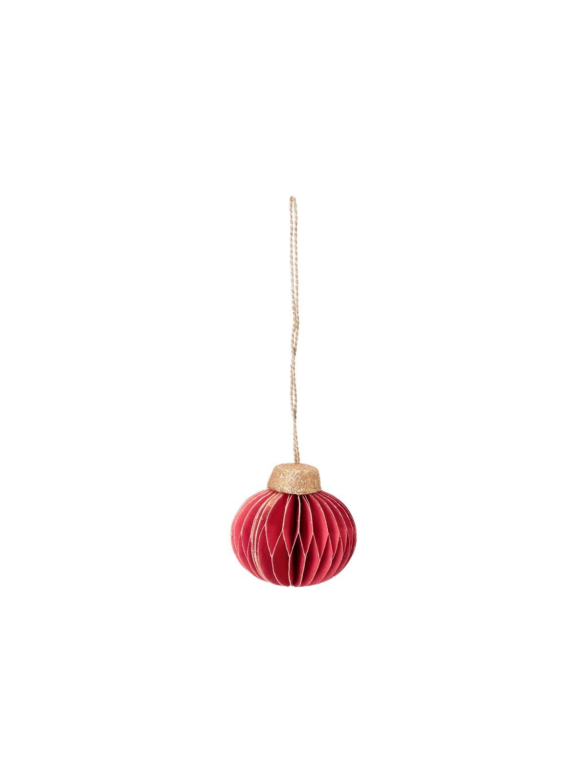 Christmas ornament with glitter