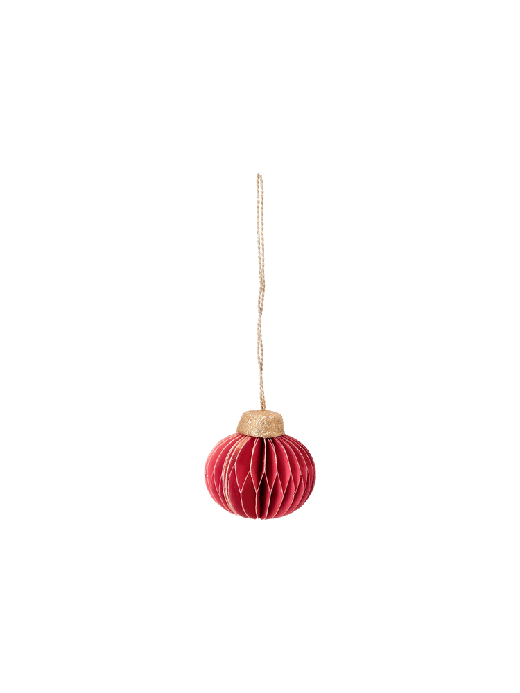 Christmas ornament with glitter