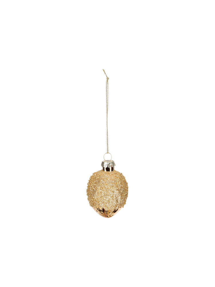 Christmas ornament walnut