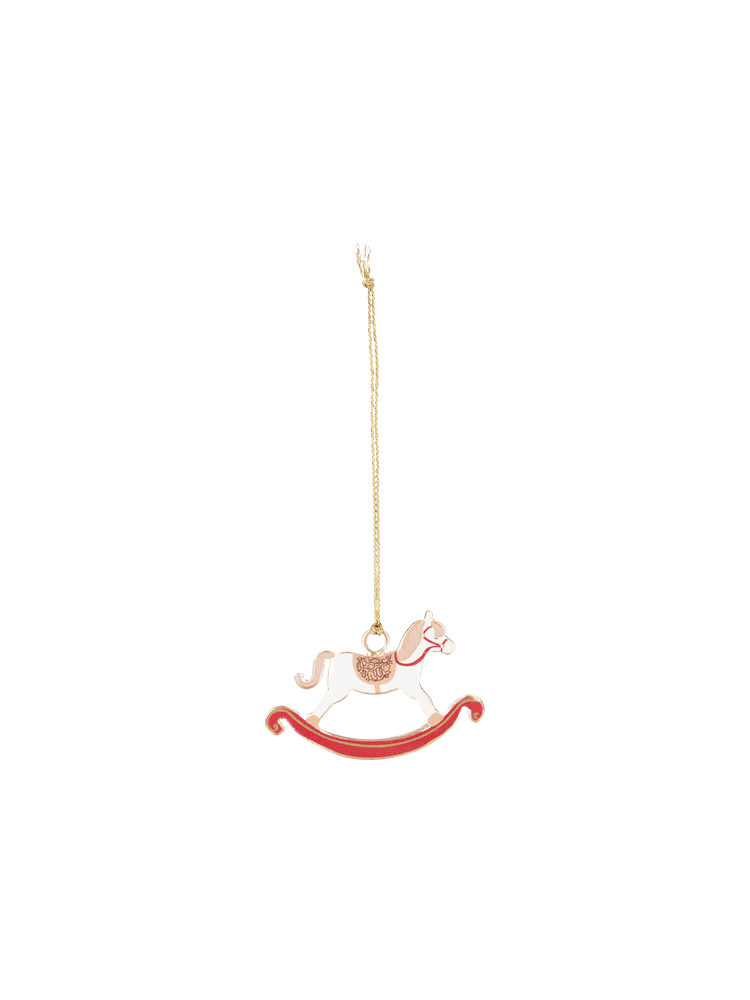 Christmas ornament rocking horse