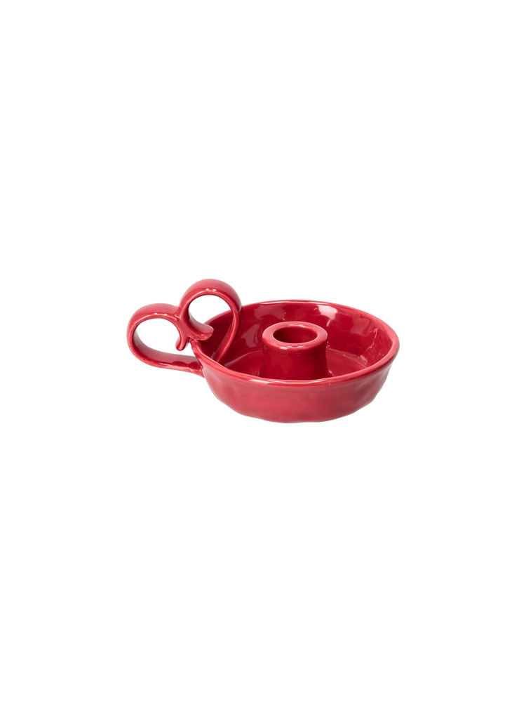 Candle holder with handle