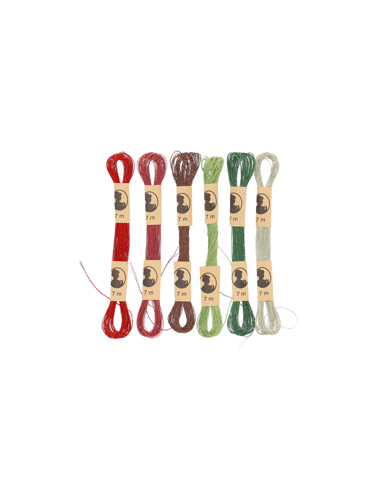 Metallic embroidery thread