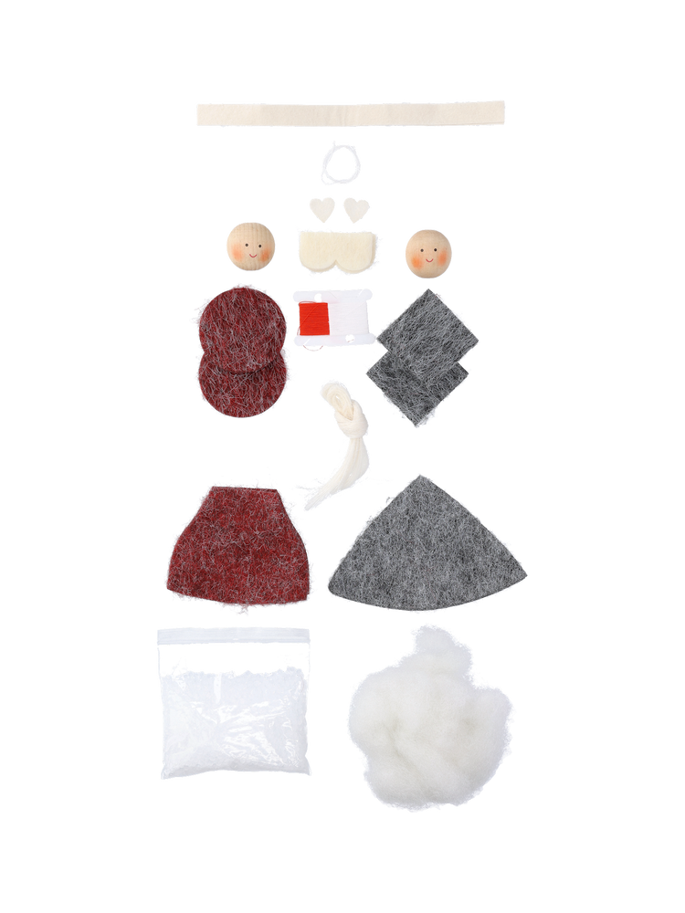 DIY felt figures kit