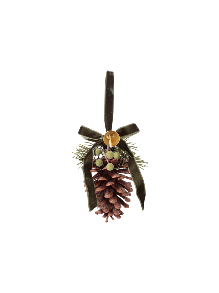 Pine cone with bell