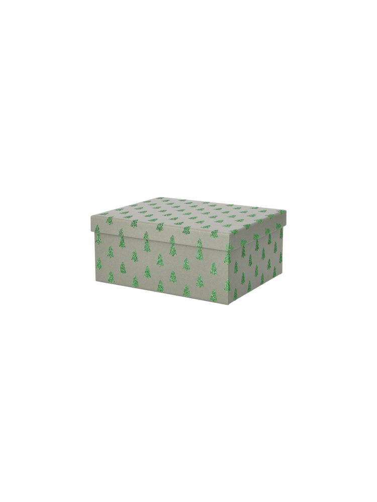Gift box with glitter