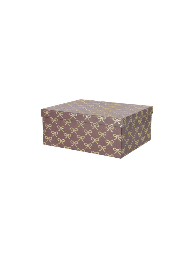 Gift box with glitter