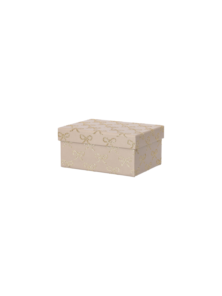 Gift box with glitter