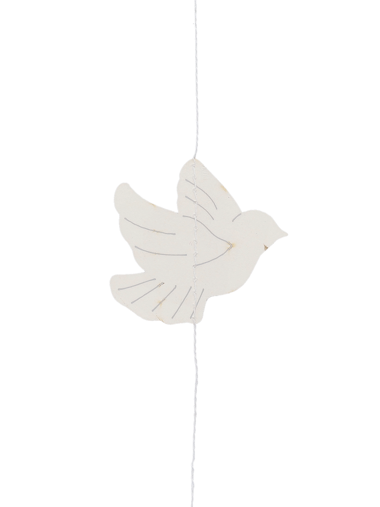Paper garland dove