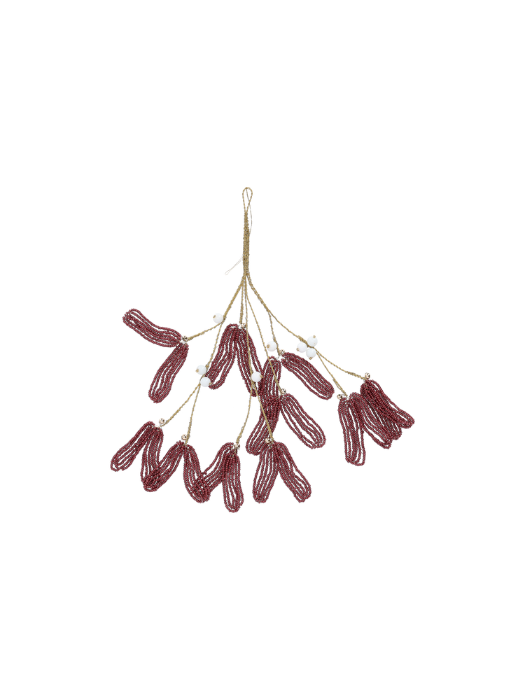 Mistletoe with beads