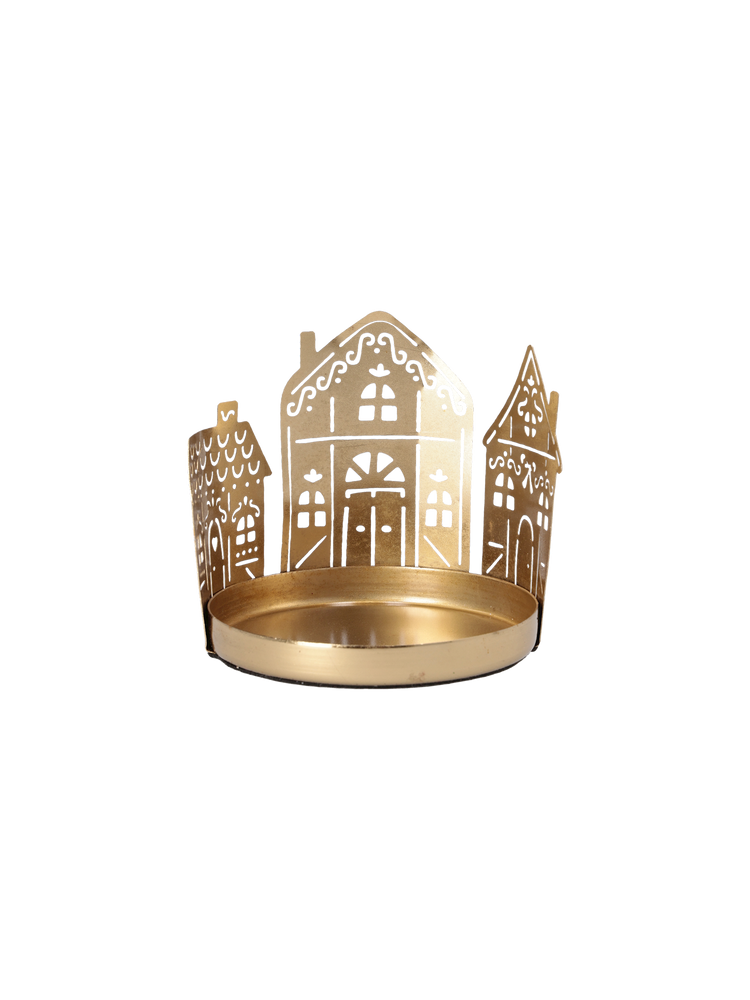 Candleholder with cutout