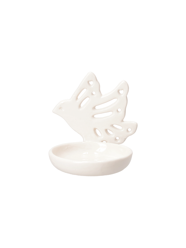 Tealight holder dove