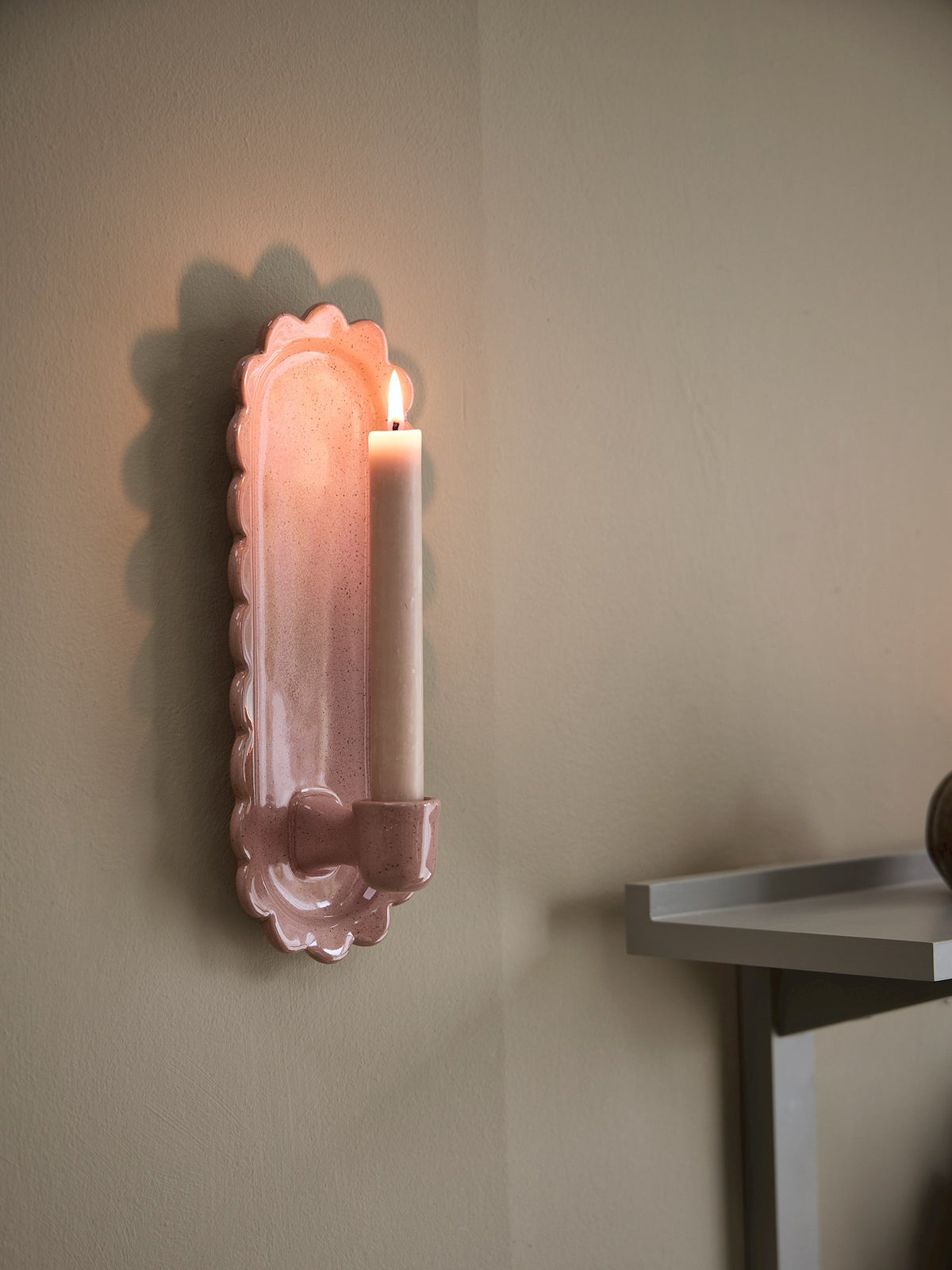 Wall candleholder