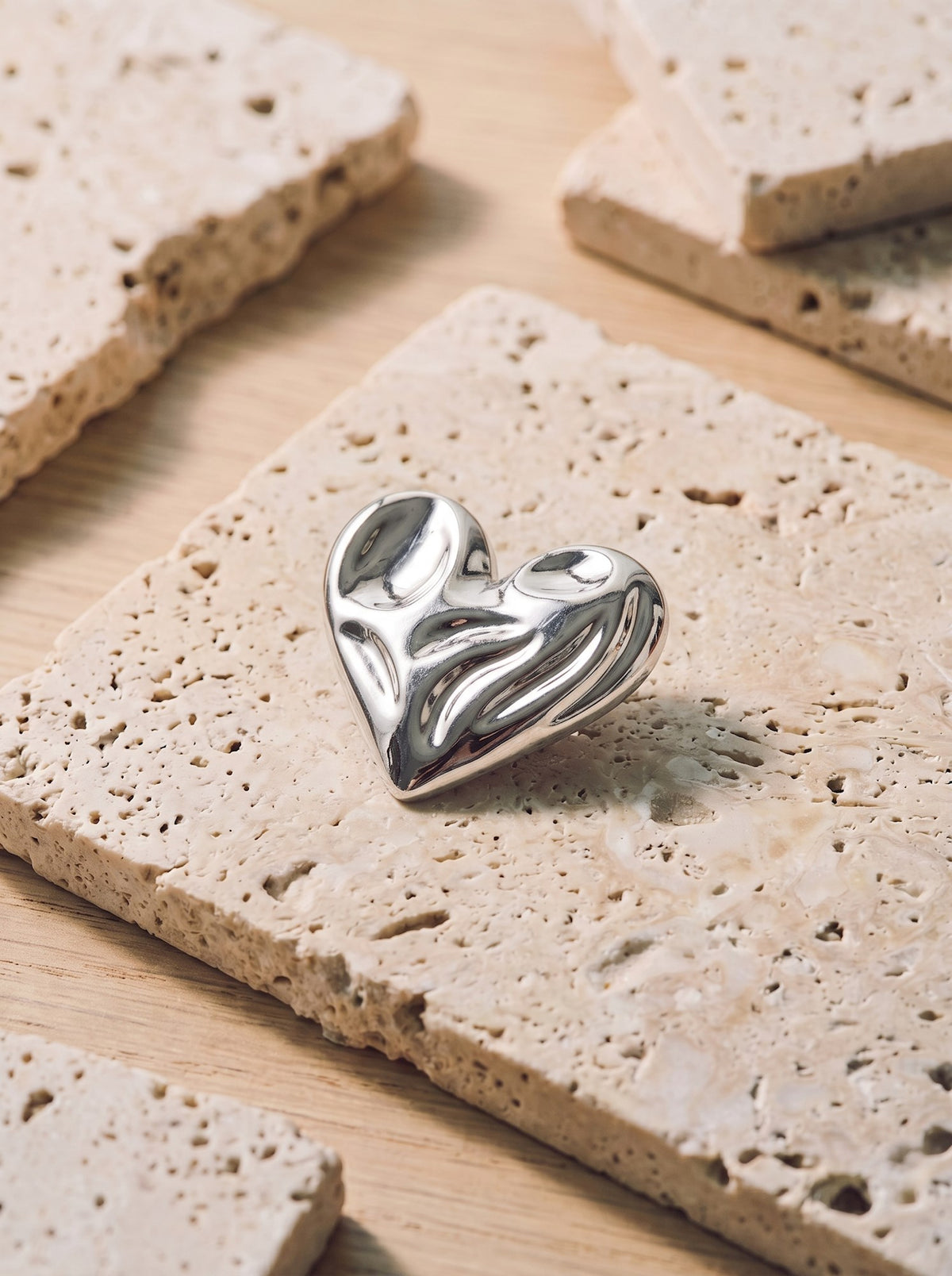 Button cover heart