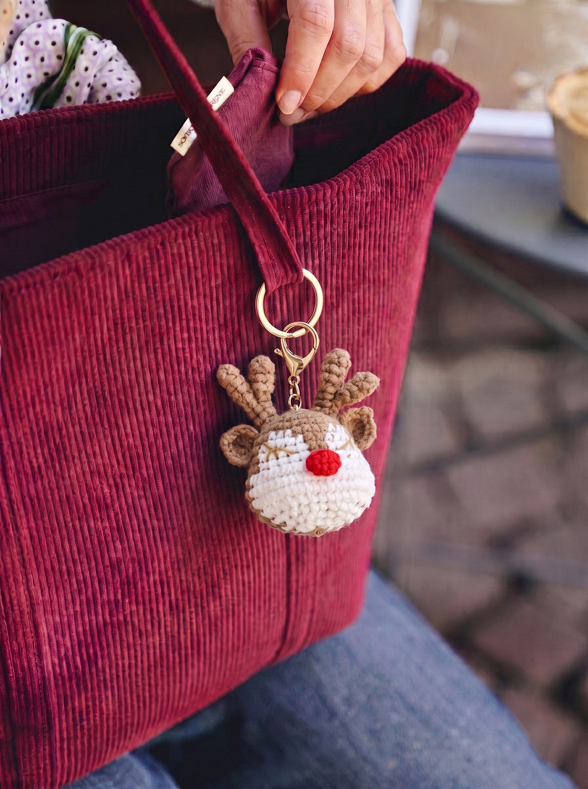 Keyring reindeer