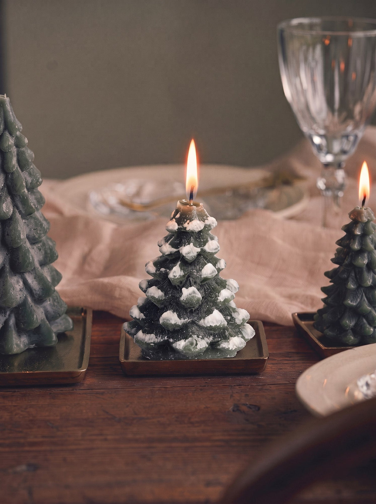 Christmas tree candle