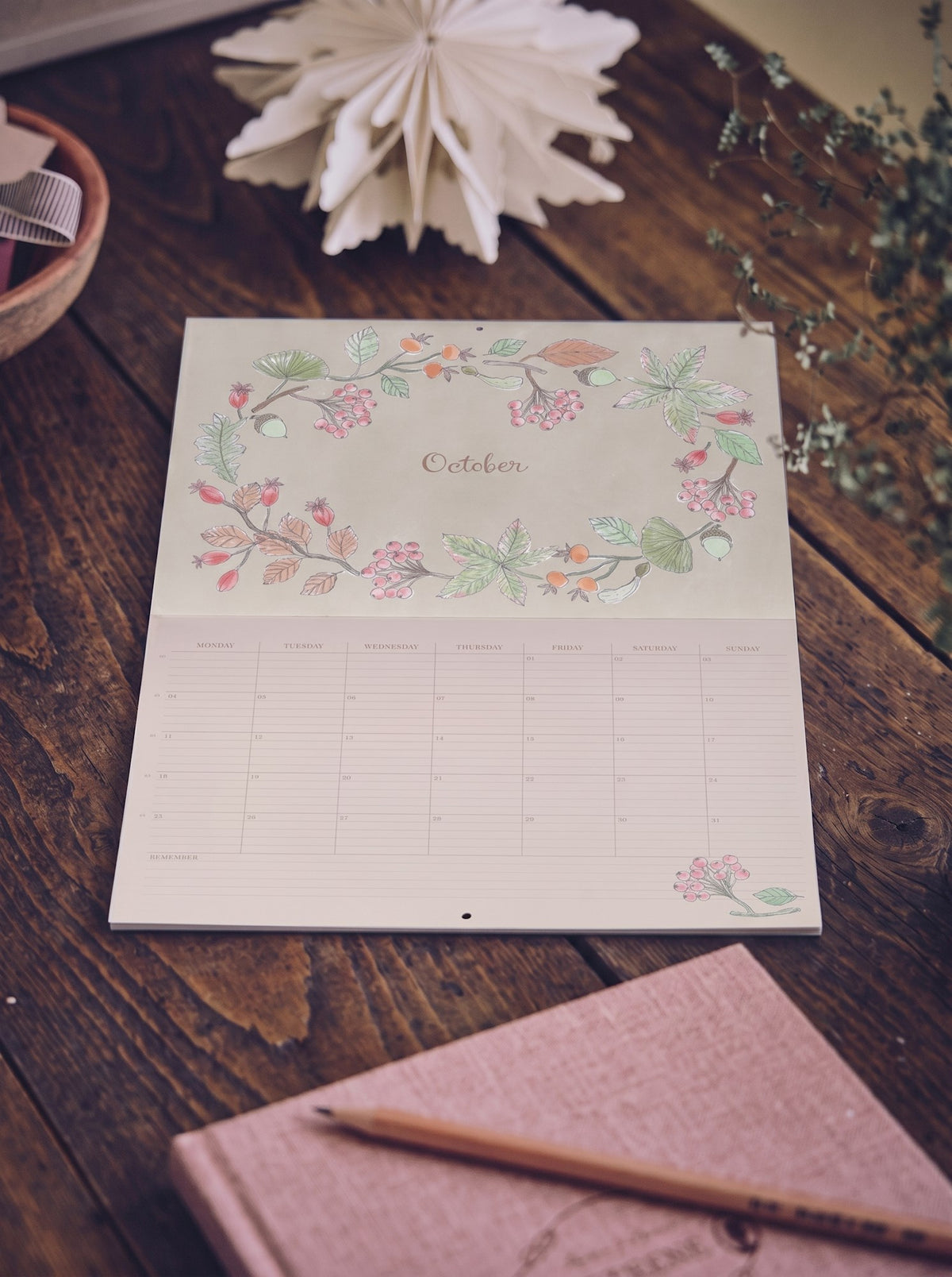 Wall calendar