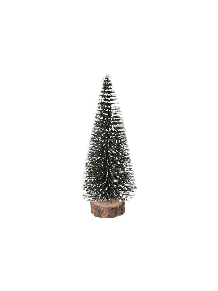 Decorative tree with snow