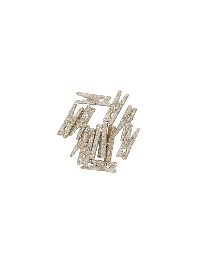 Pegs with glitter