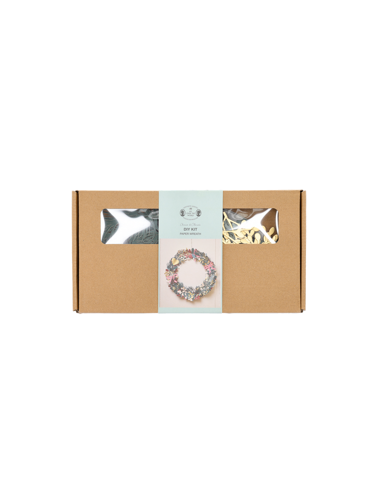 DIY paper wreath kit