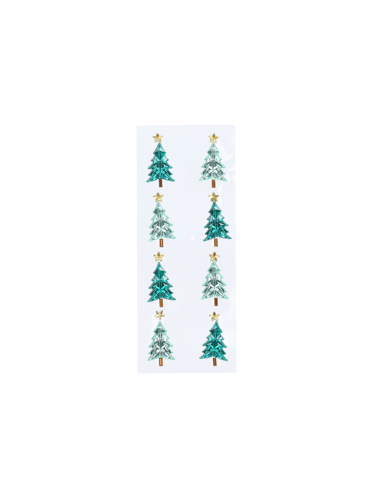Christmas tree gem stickers