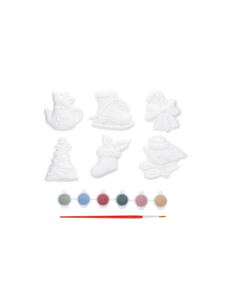 DIY Christmas plaster set