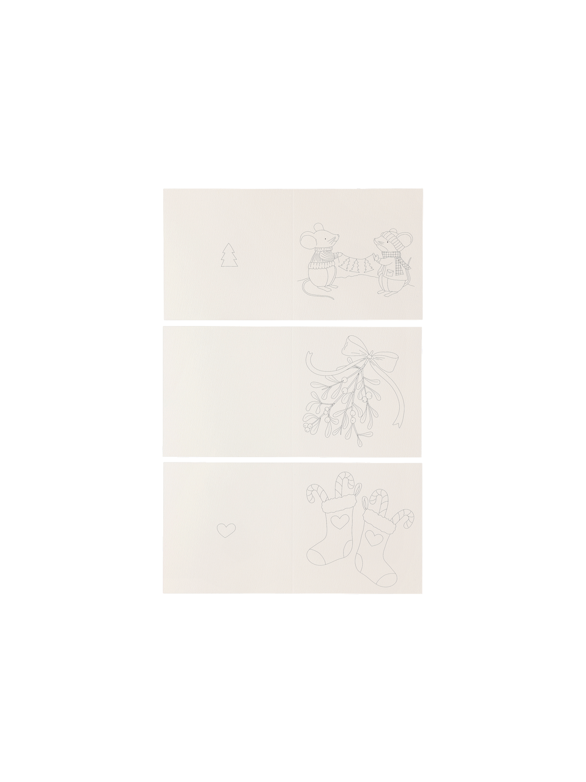 Watercolour colouring cards