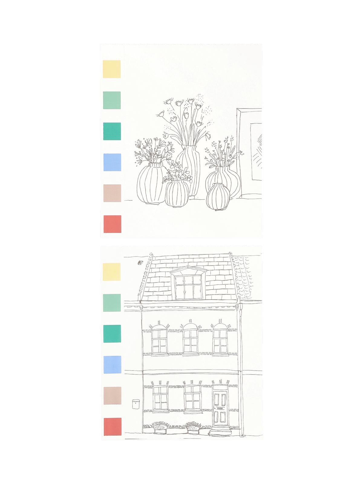 Watercolour paint book