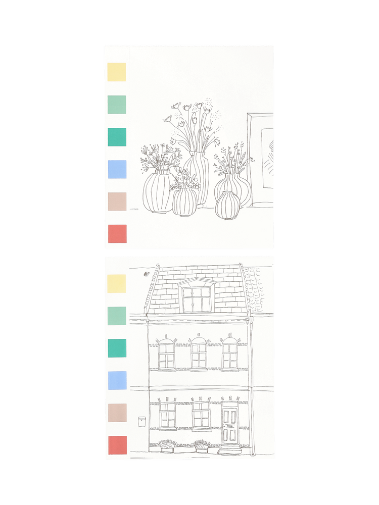 Watercolour paint book