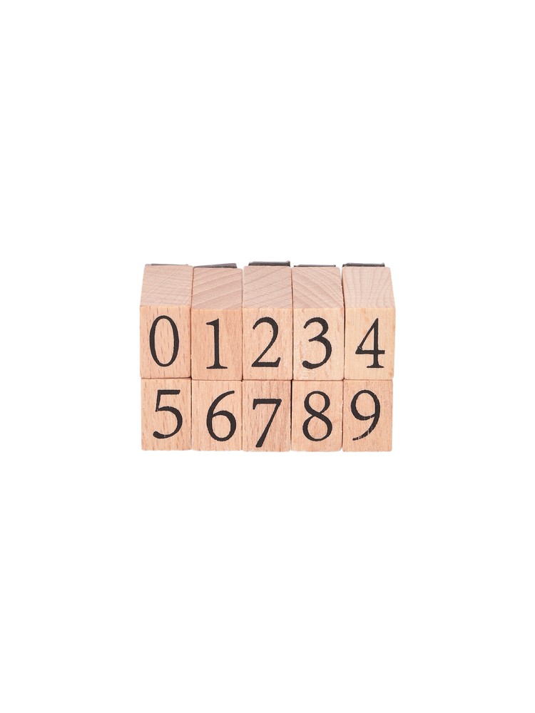Number stamp set