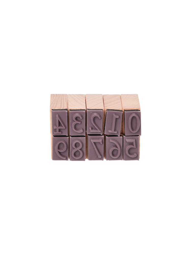 Number stamp set
