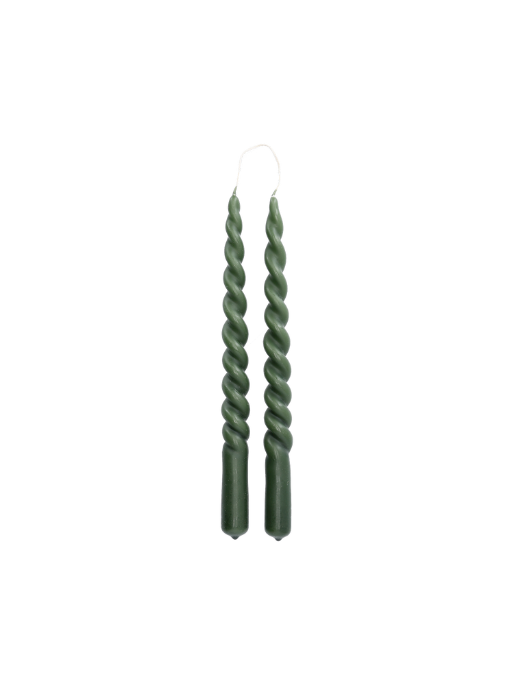 Twisted candles 28 cm