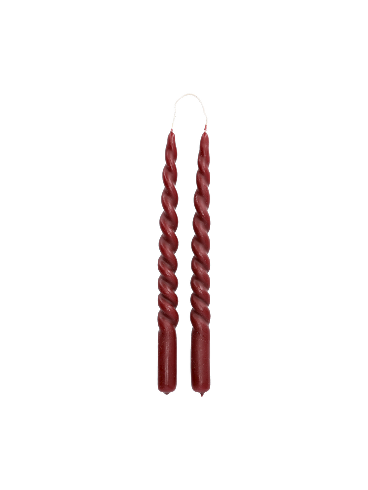 Twisted candles 28 cm