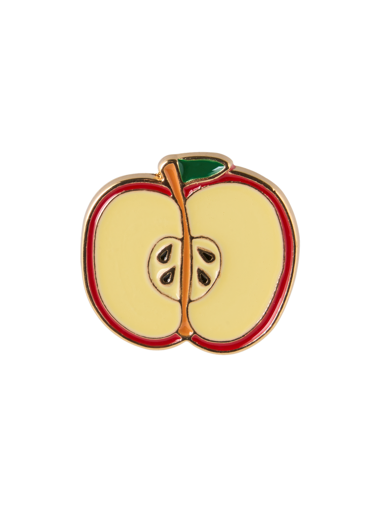 Apple enamel pin