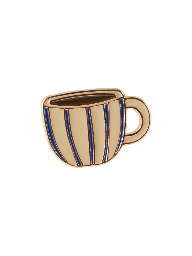 Teacup enamel pin
