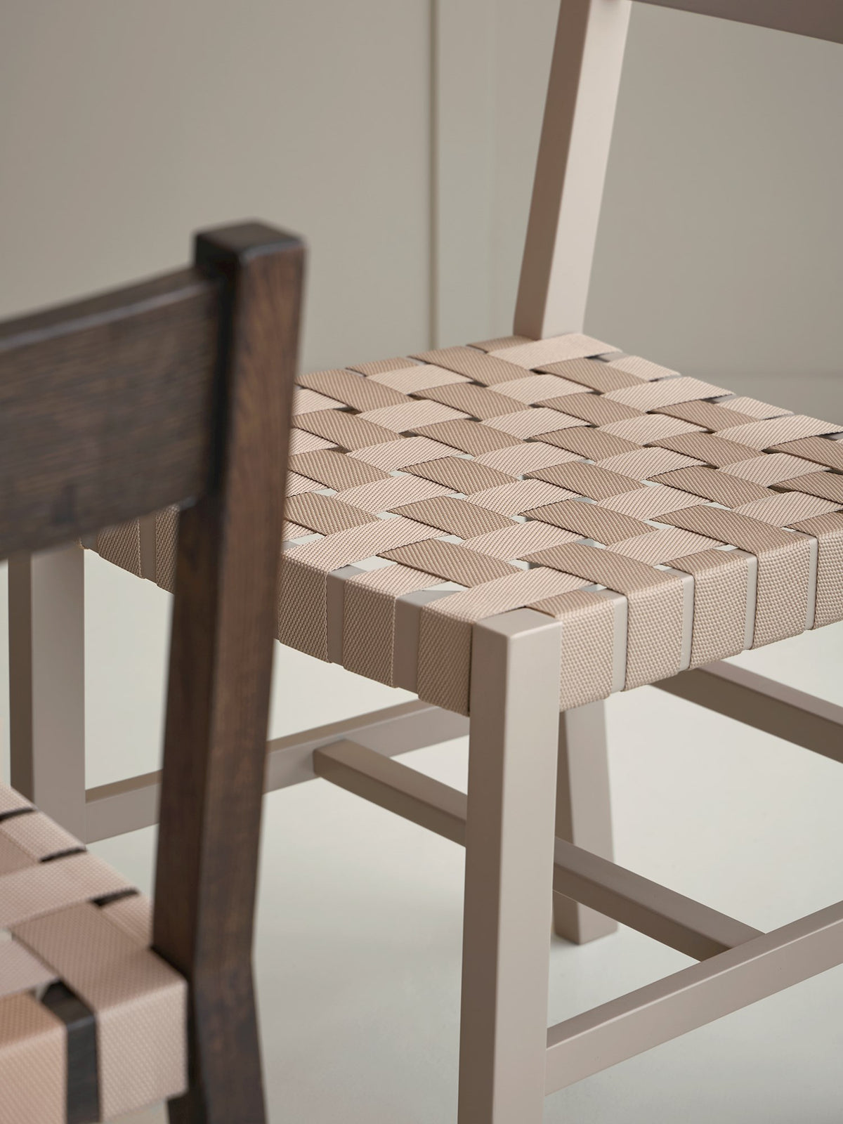 HARMONY Dining chair with woven seat